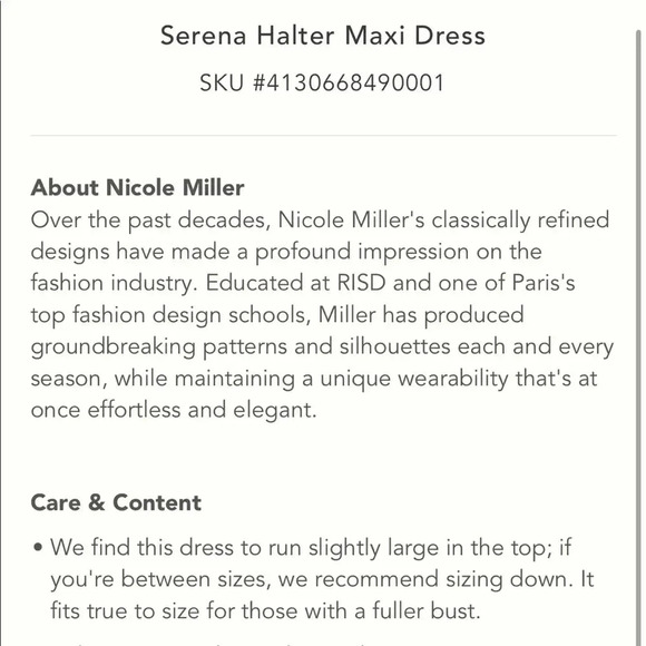 NWT new Anthropologie Serena halter maxi dress Nicole miller 10p 10 circle green - Picture 5 of 15